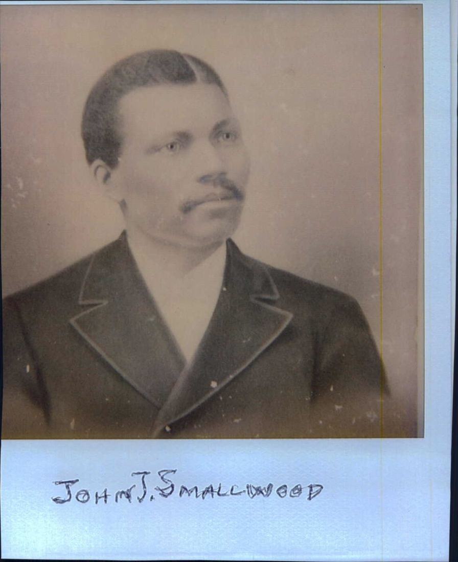 Signed portrait of John J. Smallwood