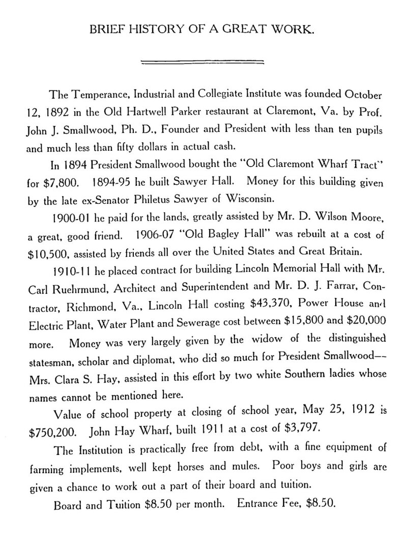“Brief History of a Great Work”