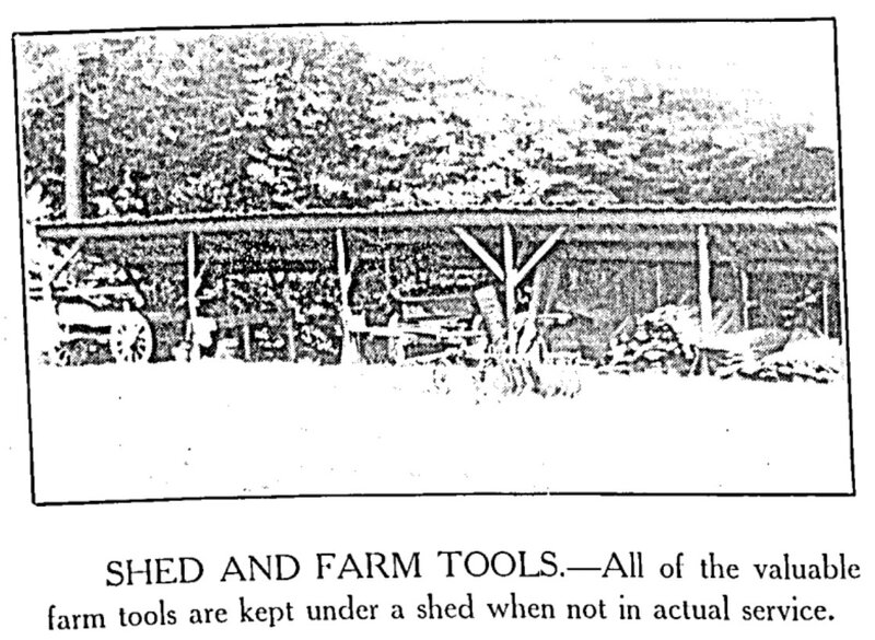 Shed and farm tools